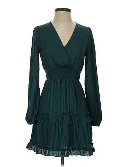 Pre-owned Altar'd State Cocktail Dress In Teal