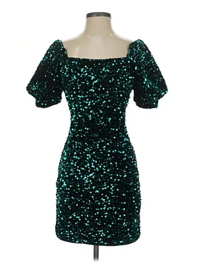Pre-owned Altar'd State Cocktail Dress In Teal