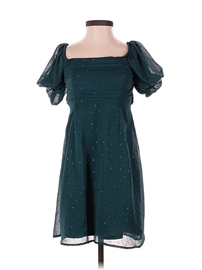 Pre-owned Altar'd State Cocktail Dress In Teal