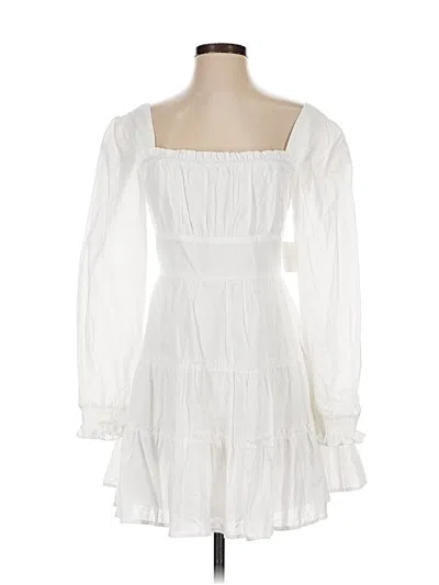 Pre-owned Altar'd State Cocktail Dress In White