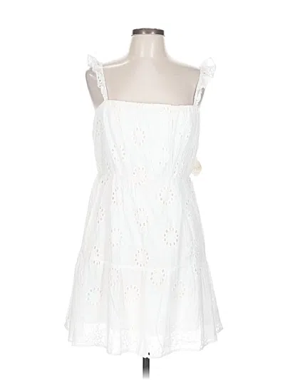 Pre-owned Altar'd State Cocktail Dress In White