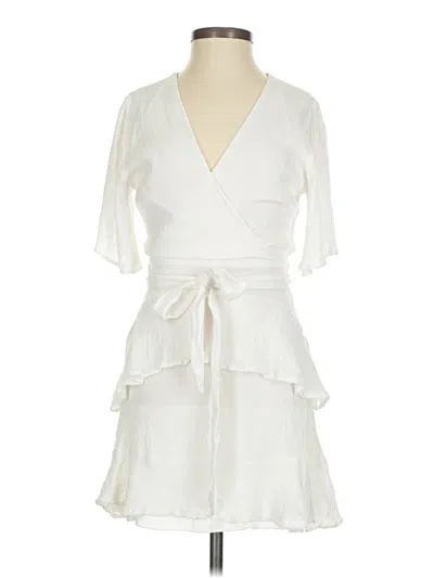 Pre-owned Altar'd State Cocktail Dress In White