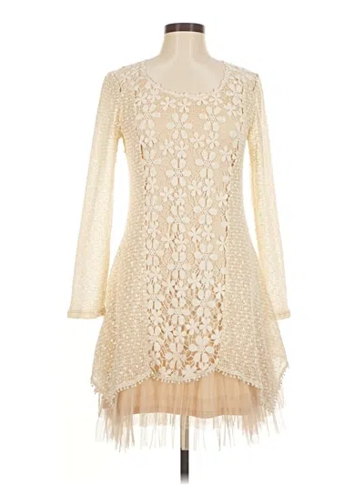 Pre-owned Altar'd State Cocktail Dress In White