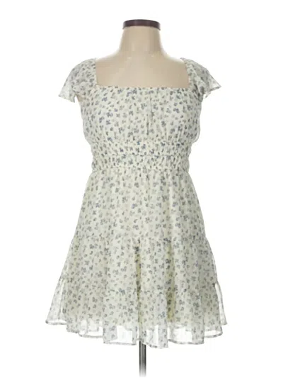 Pre-owned Altar'd State Cocktail Dress In White