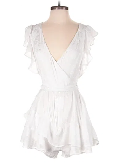 Pre-owned Altar'd State Cocktail Dress In White