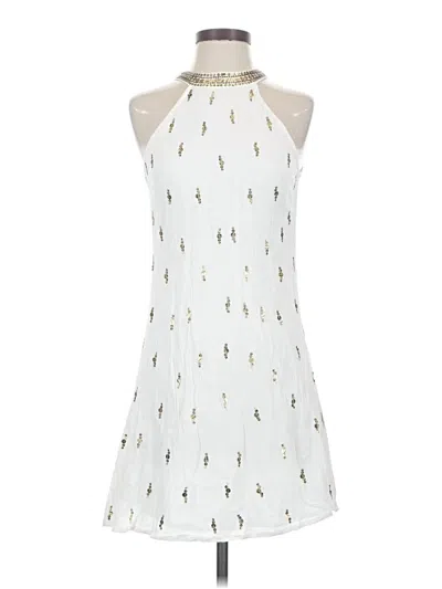 Pre-owned Altar'd State Cocktail Dress In White