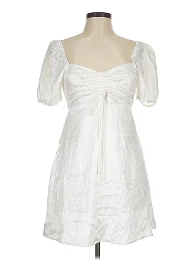 Pre-owned Altar'd State Cocktail Dress In White