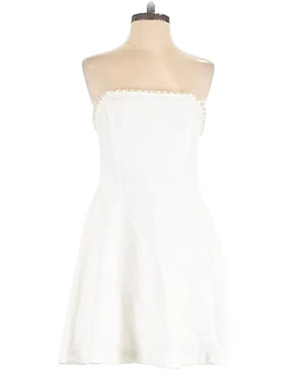 Pre-owned Altar'd State Cocktail Dress In White