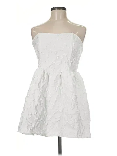Pre-owned Altar'd State Cocktail Dress In White