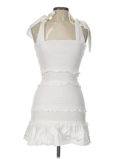 Pre-owned Altar'd State Cocktail Dress In White