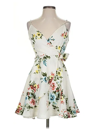 Pre-owned Altar'd State Cocktail Dress In White