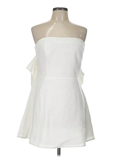 Pre-owned Altar'd State Cocktail Dress In White