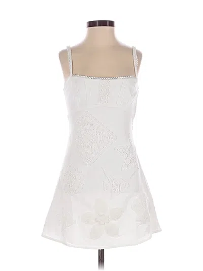 Pre-owned Altar'd State Cocktail Dress In White