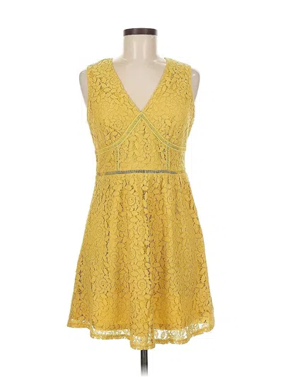 Pre-owned Altar'd State Cocktail Dress In Yellow