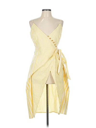 Pre-owned Altar'd State Cocktail Dress In Yellow