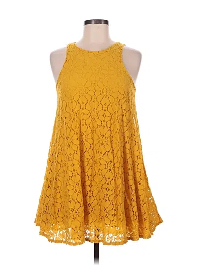 Pre-owned Altar'd State Cocktail Dress In Yellow