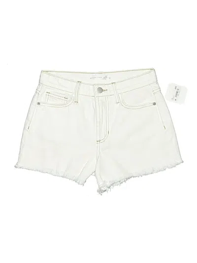 Altar'd State Denim Shorts In Ivory