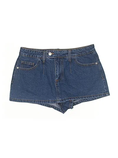 Pre-owned Altar'd State Denim Skirt In Blue