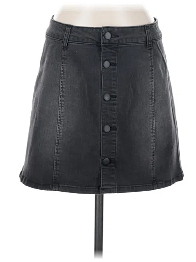 Pre-owned Altar'd State Denim Skirt In Gray