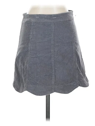 Pre-owned Altar'd State Denim Skirt In Gray