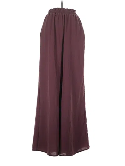 Pre-owned Altar'd State Dress Pants In Burgundy