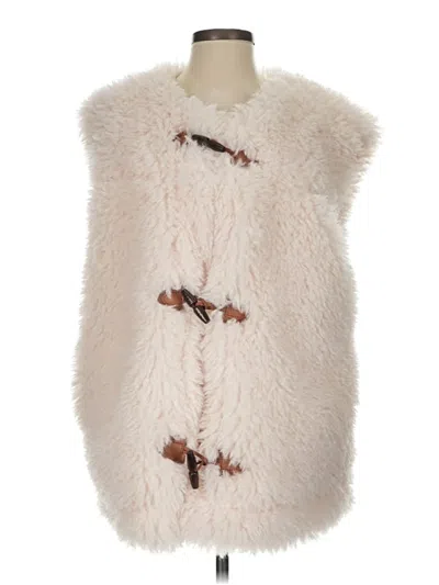 Altar'd State Faux Fur Vest In White