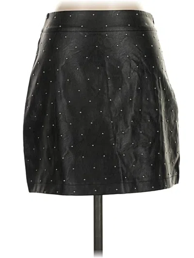 Altar'd State Faux Leather Skirt In Black