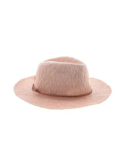 Pre-owned Altar'd State Fedora In Pink