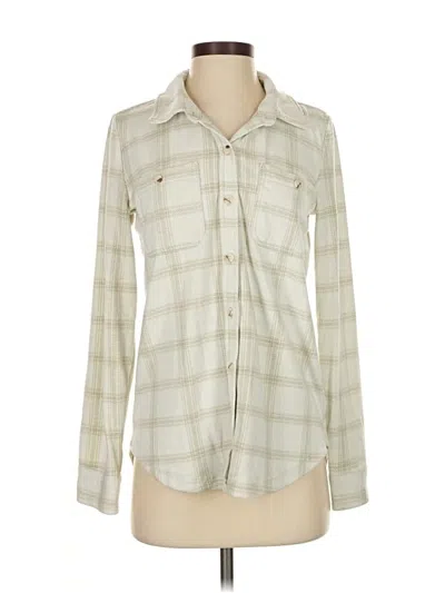 Pre-owned Altar'd State Fleece Jacket In White