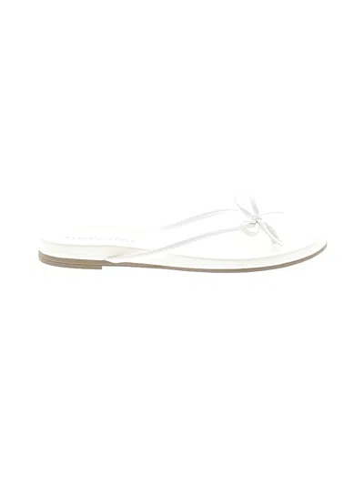 Pre-owned Altar'd State Flip Flops In White