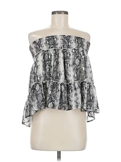 Pre-owned Altar'd State Formal Skirt In Silver
