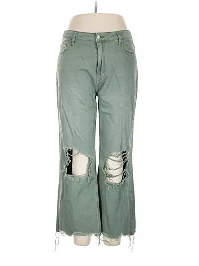 Pre-owned Altar'd State Jeans In Green