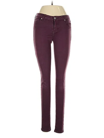 Pre-owned Altar'd State Jeggings In Burgundy