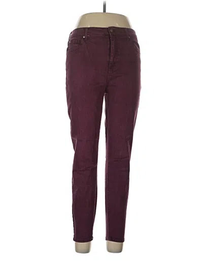 Pre-owned Altar'd State Jeggings In Burgundy