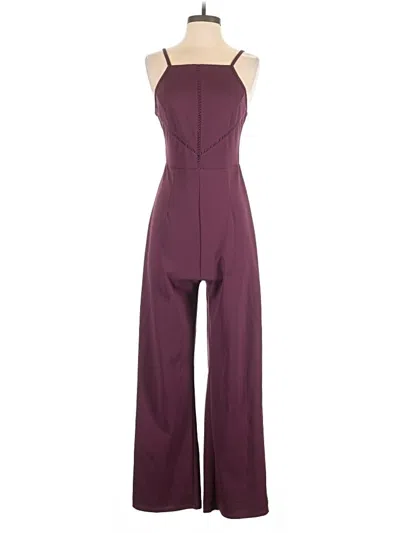 Pre-owned Altar'd State Jumpsuit In Burgundy