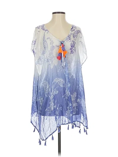 Pre-owned Altar'd State Kimono In Blue