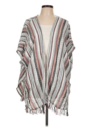 Pre-owned Altar'd State Kimono In Silver