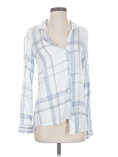 Pre-owned Altar'd State Long Sleeve Blouse In Blue