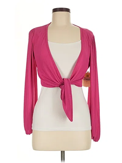 Pre-owned Altar'd State Long Sleeve Blouse In Pink