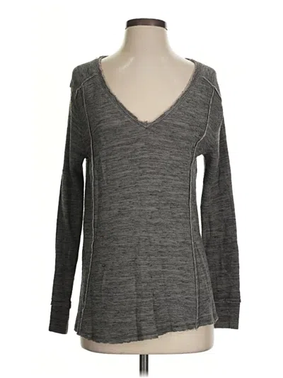 Pre-owned Altar'd State Long Sleeve T-shirt In Gray