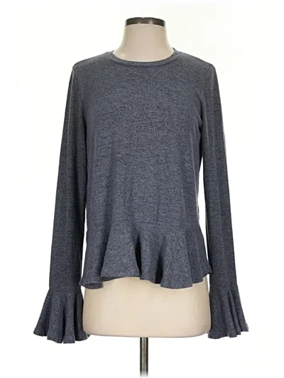 Pre-owned Altar'd State Long Sleeve T-shirt In Gray