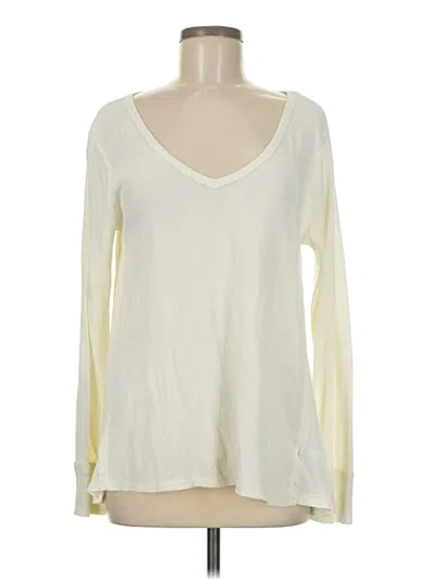 Pre-owned Altar'd State Long Sleeve T-shirt In White