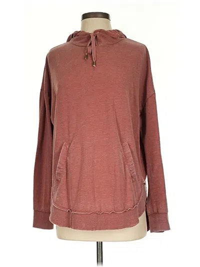 Pre-owned Altar'd State Pullover Hoodie In Burgundy