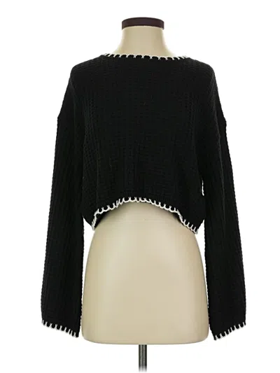 Pre-owned Altar'd State Pullover Sweater In Black