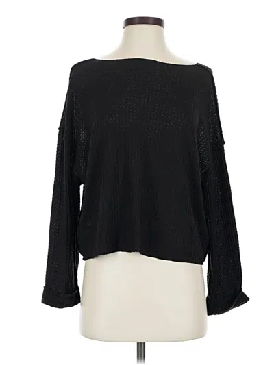 Pre-owned Altar'd State Pullover Sweater In Black