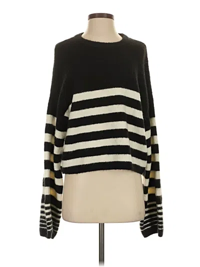 Pre-owned Altar'd State Pullover Sweater In Black