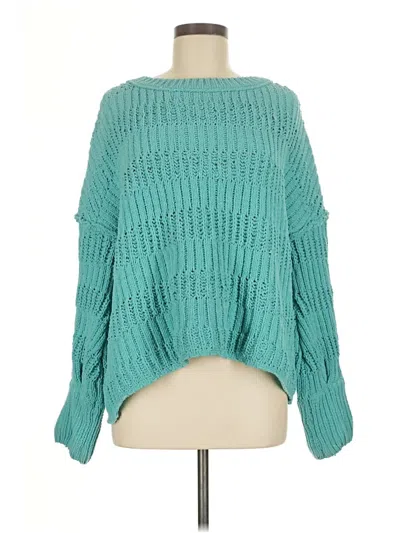 Pre-owned Altar'd State Pullover Sweater In Blue