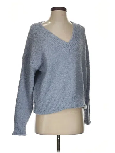 Pre-owned Altar'd State Pullover Sweater In Blue