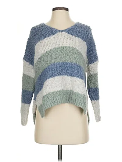 Pre-owned Altar'd State Pullover Sweater In Blue