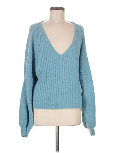 Pre-owned Altar'd State Pullover Sweater In Blue